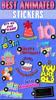 WASticker Cumpleaños Animado تصوير الشاشة 2