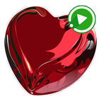 ANIMATED Love WastickerApps icon