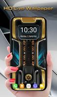 Car 3D Wallpaper Clock Theme 포스터