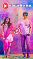 Happy Holi Photo Video Maker 2019 poster