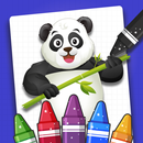 動物 染色 書 對於孩子們 APK