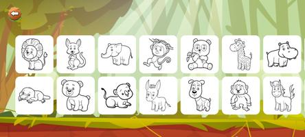 jeux d'animaux à colorier capture d'écran 3