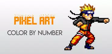 Anime Color By Number: Pixel Art Anime