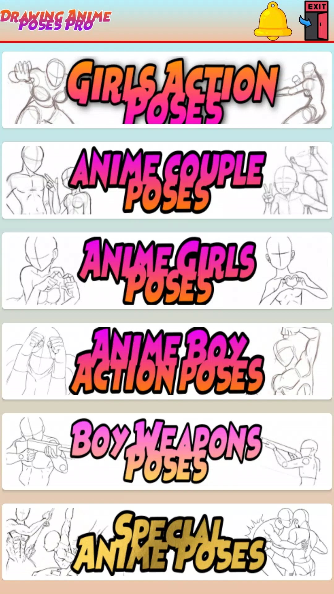 Anime Action Poses