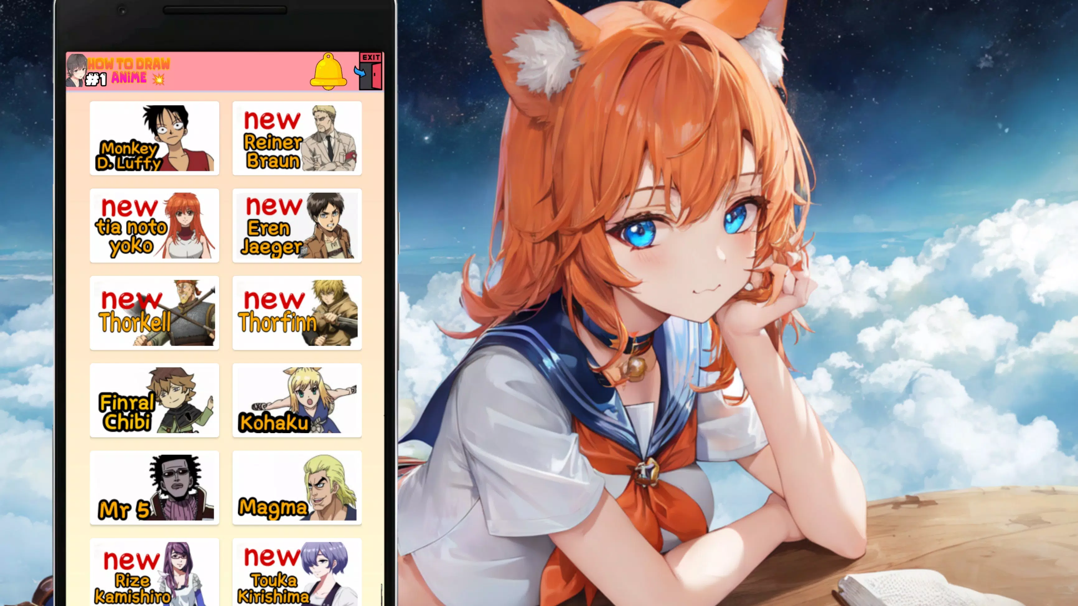 Desenhar Manga Anime APK pour Android Télécharger