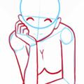 poses de anime sentado