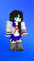 Anime skins for Minecraft pe Affiche