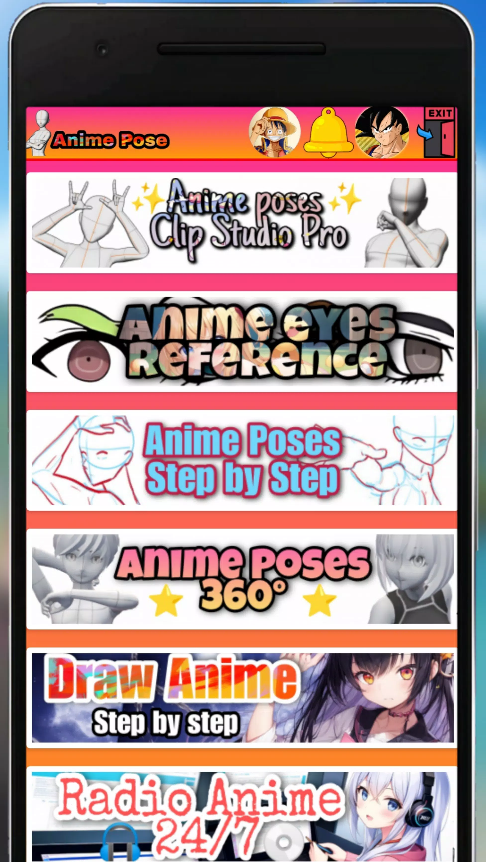 Download do APK de Desenho de Anime e Manga Pose para Android