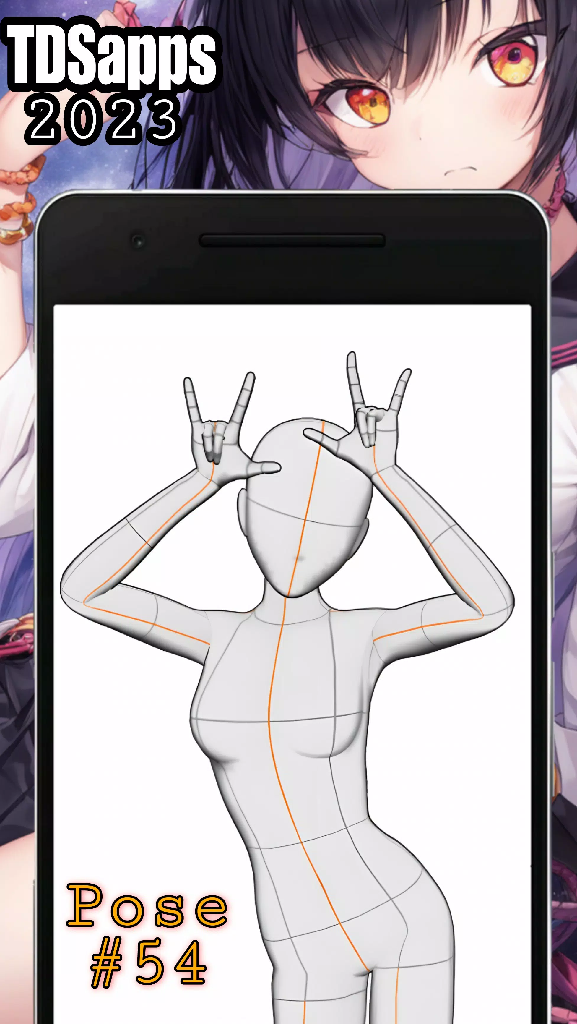 Download do APK de Desenho de pose de anime para Android