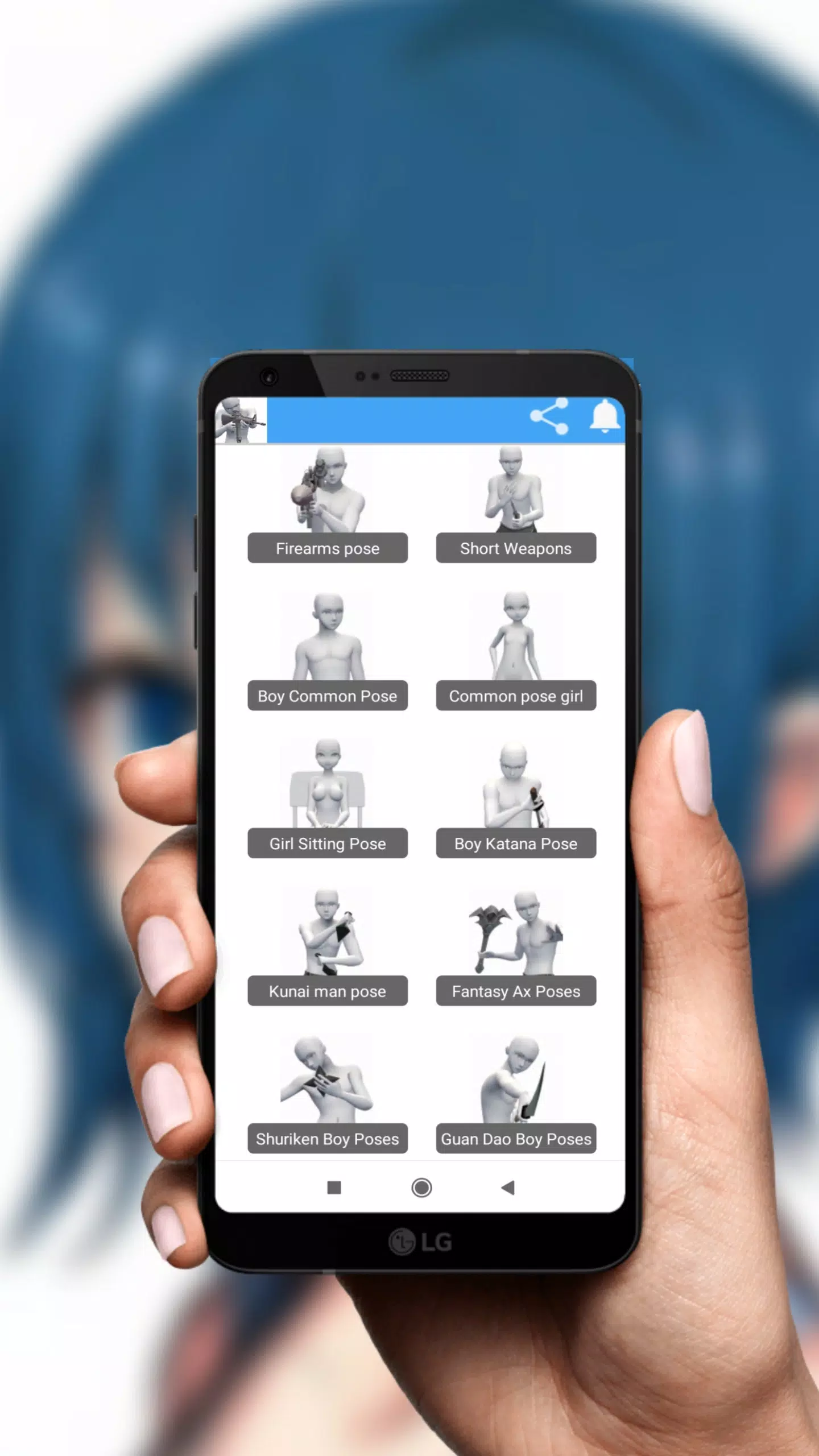 Download do APK de Desenho de pose de anime para Android