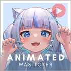 Anime Animated WASticker-icoon