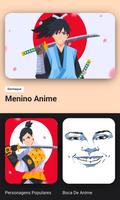 como desenhar anime mangá Cartaz