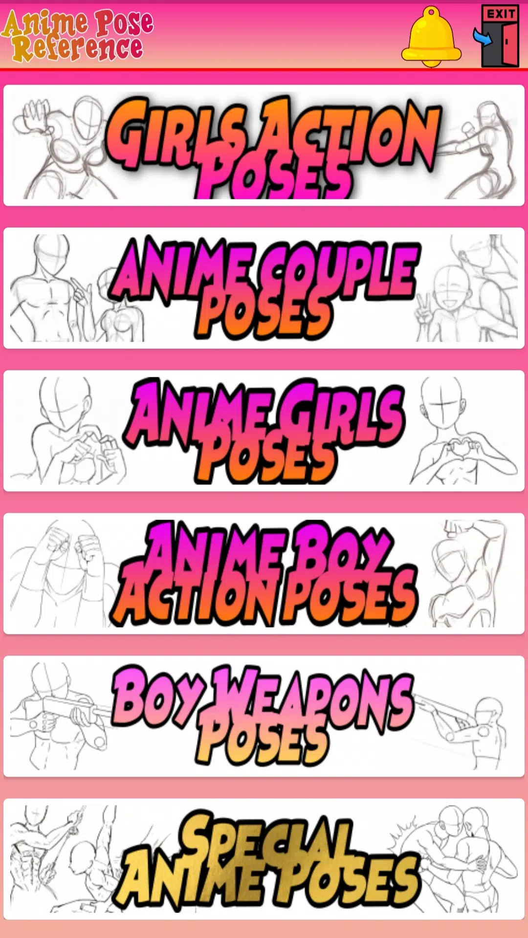 Anime Pose Reference
