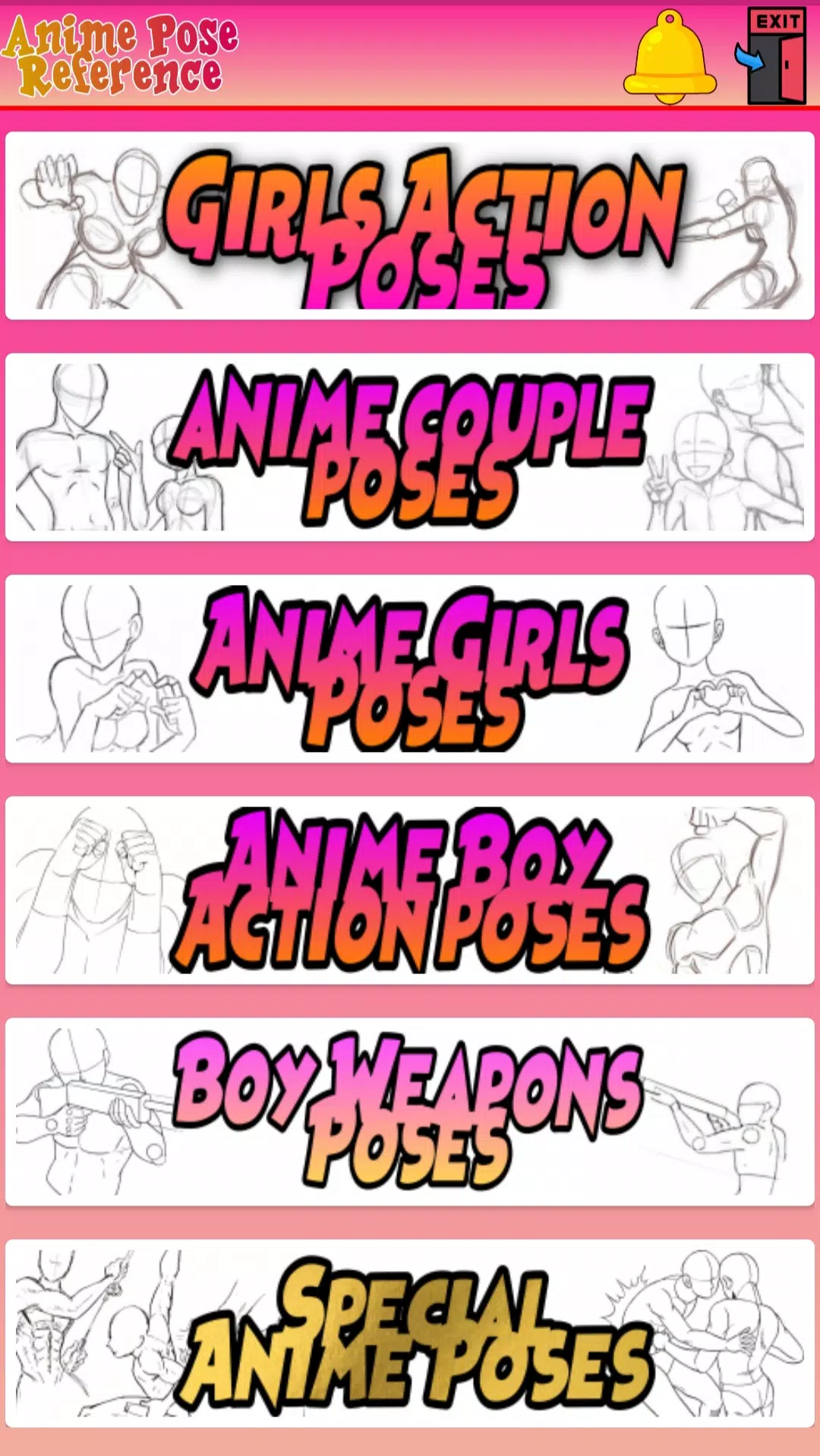 Anime Pose Reference APK for Android Download