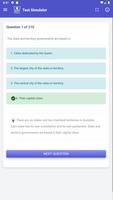 Australian Citizenship Test poster