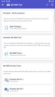 Massachusetts RMV Test imagem de tela 1