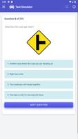 New York - NY DMV Test الملصق