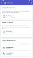 California DMV Test تصوير الشاشة 2