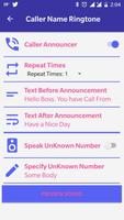 Caller Name Ringtone ภาพหน้าจอ 1