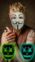Anonymous Face Mask Affiche
