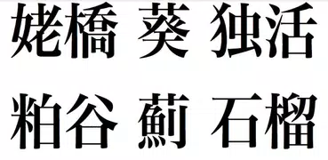 難読漢字辞書