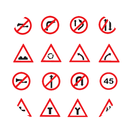 Traffic theory road signs. APK