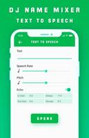 DJ Name Mixer - Mix Name TO Song پوسٹر