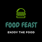 Food Feast - Online Food Delivery Zeichen