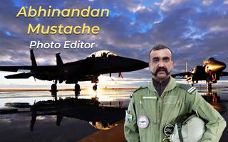 Abhinandan Mustache- Indian air force photo editor-poster