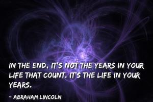Abraham Lincoln Quotes Affiche