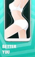 FatGo -  FREE Daily Female Home Workout Affiche