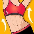 Abs workout - fat burning at home ไอคอน