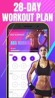 Abs workout - fat burning at home โปสเตอร์