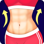 Ejercicio de abdominales icono