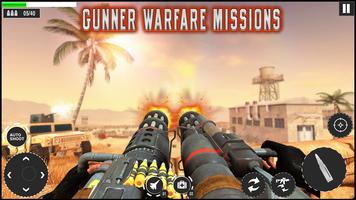 Commando Machine Gun Army Game پوسٹر