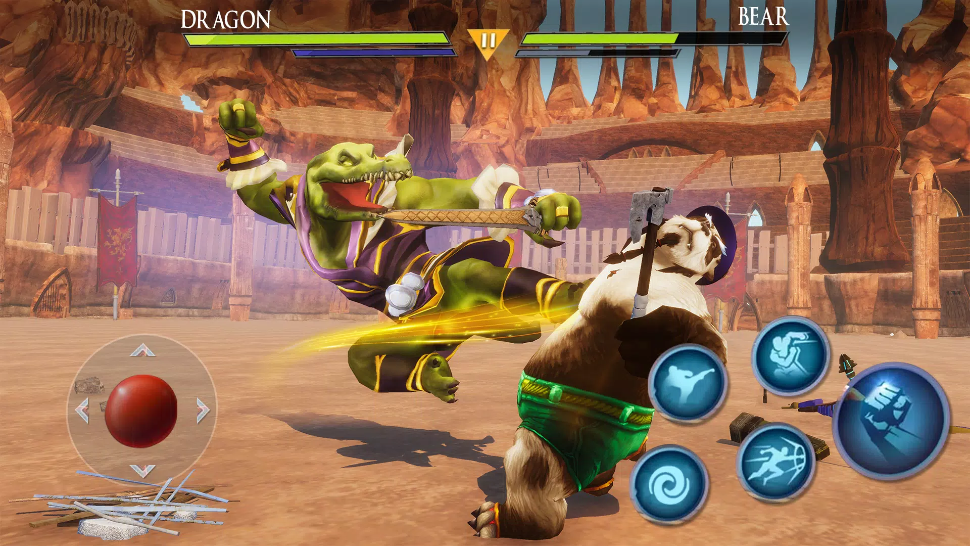 Download do APK de Jogos de luta animais heróis para Android
