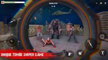 tembakan jitu perang zombie screenshot 2