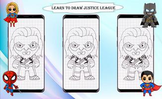How to draw Justice League screenshot 3