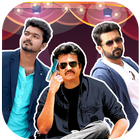 Dialog with actor stickers icon