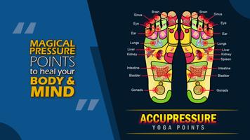 Accupressure Yoga Point Tips Cartaz