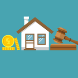 Foreclosure house investing icon