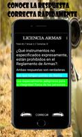 Licencia armas  todos los test capture d'écran 2