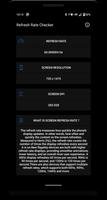 Refresh Rate Checker पोस्टर
