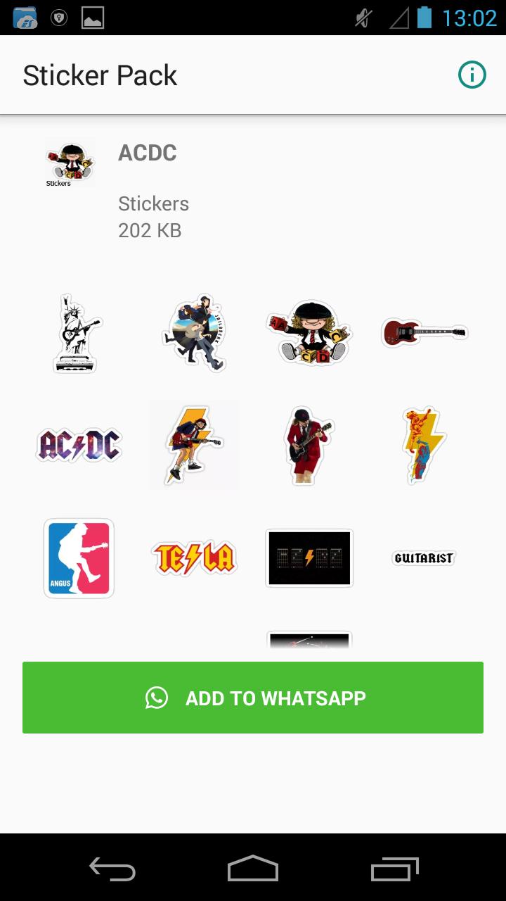 Android 用の Acdc Stickers Apk をダウンロード