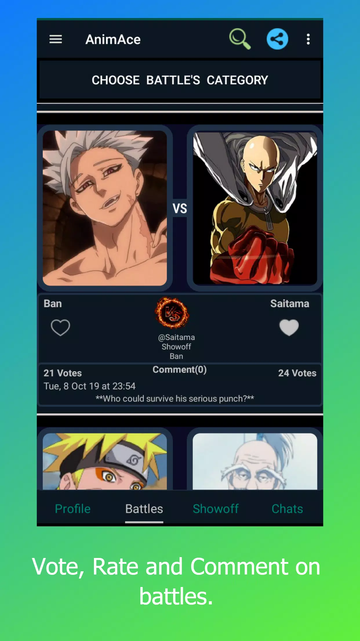 Anime VS Battles & Contest Challenges: AnimAce APK voor Android Download Anime VS Battles & Contest Challenges: AnimAce APK voor Android Download