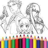 Spy x Family para colorear