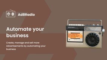 Ad8Radio: Sell Radio ads Affiche