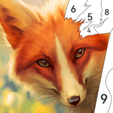 Fox Coloring Book Adult Game