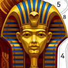 Pharaoh Coloring Book أيقونة