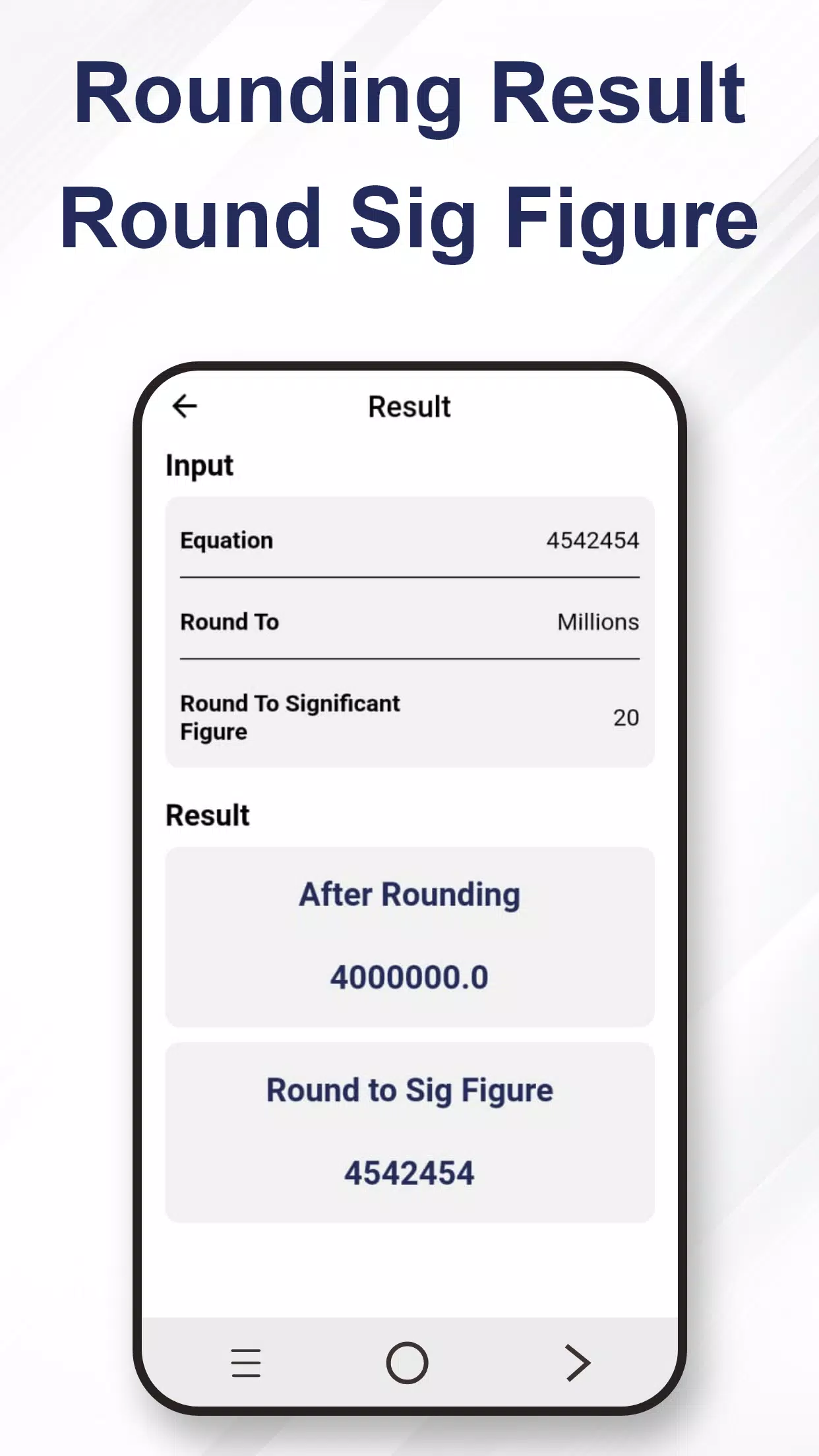 Rounding Calculator